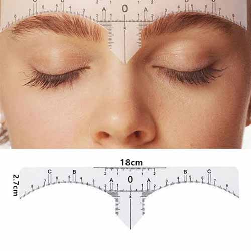 خط کش قرینه سازی ابرو مدل A20